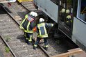 Unfall zwischen zwei KVB Bahnen Koeln Hoehenhaus Im Weidenbruch P344